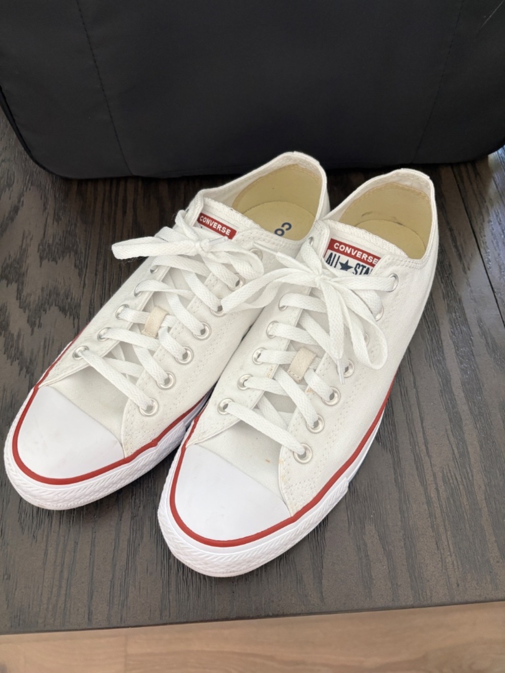 Converse Men's All Star Chuck Taylor Sneakers Mens 9.5 White Low Top Canvas